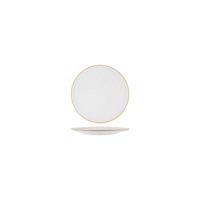 TABLEKRAFT SOHO ROUND PLATE 160mm WHITE PEBBLE (*908536*) = PACK OF 6 X EACHES