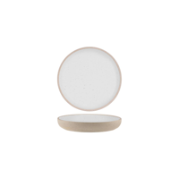 TABLEKRAFT SOHO ROUND DEEP COUPE PLATE 175x28mm WHITE PEBBLE (*908535*) = PACK OF 6 X EACHES