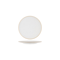 TABLEKRAFT SOHO ROUND PLATE 200x10mm WHITE PEBBLE (*908508*) = PACK OF 6 X EACHES