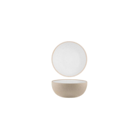 TABLEKRAFT SOHO ROUND DEEP BOWL 120x50mm WHITE PEBBLE (*908530*) = PACK OF 6 X EACHES