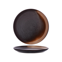 TABLEKRAFT URBAN ROUND COUPE PLATE 268x29mm COFFEE DUST (*907710*) = PACK OF 4 X EACHES