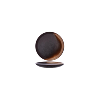 TABLEKRAFT URBAN ROUND COUPE PLATE 160x23mm COFFEE DUST (*907707*) = PACK OF 6 X EACHES