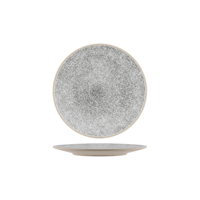 TABLEKRAFT SOHO ROUND PLATE 255x10mm EFFECT (*908851*) = PACK OF 4 X EACHES
