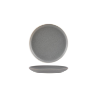 TABLEKRAFT URBAN ROUND COUPE PLATE 200x24mm GREY (*908008*) = PACK OF 6 X EACHES
