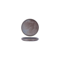 TABLEKRAFT URBAN ROUND RIM PLATE 170x22mm GREYSTONE BLUE (*907811*) = PACK OF 6 X EACHES