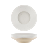 TABLEKRAFT SOHO ROUND BOWL FOOTED 230x68mm WHITE PEBBLE (*908520*) = PACK OF 4 X EACHES