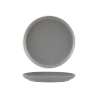 TABLEKRAFT URBAN ROUND COUPE PLATE 265x28mm GREY (*908010*) = PACK OF 4 X EACHES