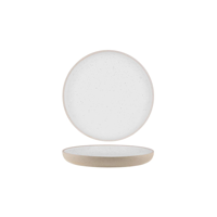TABLEKRAFT SOHO ROUND DEEP COUPE PLATE 255x32mm WHITE PEBBLE (*908533*) = PACK OF 6 X EACHES
