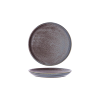 TABLEKRAFT URBAN ROUND COUPE PLATE 203x23mm GREYSTONE BLUE (*907808*) = PACK OF 6 X EACHES