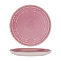 TABLEKRAFT LINEA ROUND COUPE PLATE 280x26mm DUSTY PINK (*907442*) = PACK OF 3 X EACHES