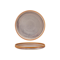 TABLEKRAFT URBAN LOFT ROUND PLATE 225x22mm AUBURN (*907202*) = PACK OF 4 X EACHES