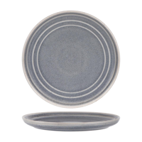 TABLEKRAFT LINEA ROUND COUPE PLATE 280x26mm OCEAN BLUE (*907482*) = PACK OF 3 X EACHES