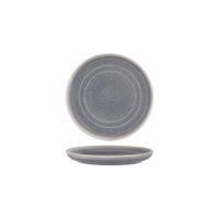 TABLEKRAFT LINEA ROUND COUPE PLATE 170x22mm OCEAN BLUE (*907480*) = PACK OF 6 X EACHES