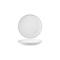 TABLEKRAFT LINEA ROUND COUPE PLATE 170mm WHITE (*907400*) = PACK OF 6 X EACHES