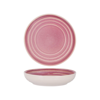 TABLEKRAFT LINEA ROUND COUPE BOWL 220x50mm DUSTY PINK (*907443*) = PACK OF 4 X EACHES