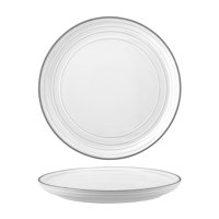 TABLEKRAFT LINEA ROUND COUPE PLATE 280mm WHITE (*907402*) = PACK OF 3 X EACHES