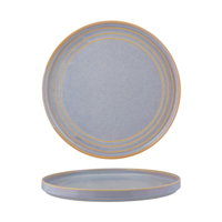 TABLEKRAFT URBAN LOFT ROUND PLATE 275x22mm AZURE BLUE (*907103*) = PACK OF 3 X EACHES