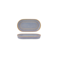 TABLEKRAFT URBAN LOFT OVAL PLATTER 180x98x25mm AZURE BLUE (*907121*) = PACK OF 4 X EACHES