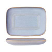 TABLEKRAFT URBAN LOFT RECT SERVER 365x265x55mm AZURE BLUE (*907150*) = PACK OF 2 X EACHES
