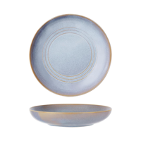 TABLEKRAFT URBAN LOFT ROUND SERVE BOWL 270x55mm AZURE BLUE (*907155*) = PACK OF 8 X EACHES