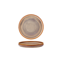 TABLEKRAFT URBAN LOFT ROUND PLATE 185x16mm AUBURN (*907201*) = PACK OF 6 X EACHES