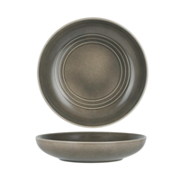 TABLEKRAFT URBAN LOFT ROUND SERVE BOWL 270x55mm FROST GREY (*906355*) = PACK OF 2 X EACHES