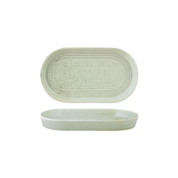 TABLEKRAFT URBAN LOFT OVAL PLATTER 240x137x27mm PISTACHIO (*907022*) = PACK OF 4 X EACHES