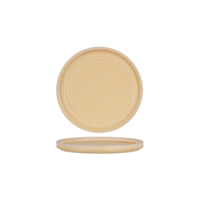 TABLEKRAFT URBAN LOFT ROUND PLATE 225x22mm SANDSTONE (*906001*) = PACK OF 4 X EACHES