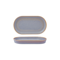 TABLEKRAFT URBAN LOFT OVAL PLATTER 240x137x27mm AZURE BLUE (*907122*) = PACK OF 4 X EACHES