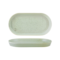 TABLEKRAFT URBAN LOFT OVAL PLATTER 305x165x30mm PISTACHIO (*907023*) = PACK OF 3 X EACHES