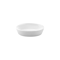 VITROCERAM OVAL BAKER-130x90x55mm/285ml WHITE (*901352*) = PACK OF 48 X EACHES
