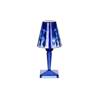 TABLEKRAFT CRYSTAL CORDLESS TABLE LAMP LED 120x260mm BLUE (*1000152*) =  1 X EACH