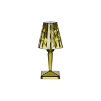TABLEKRAFT CRYSTAL CORDLESS TABLE LAMP LED 120x260mm GREEN (*1000151*) =  1 X EACH
