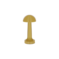TABLEKRAFT THEA CORDLESS TABLE LAMP LED 90x210mm BRASS (*1000120*) =  1 X EACH