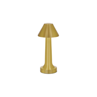 TABLEKRAFT HELENA CORDLESS TABLE LAMP LED 97x220mm BRASS (*1000100*) =  1 X EACH