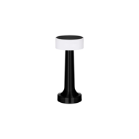 TABLEKRAFT AURA CORDLESS TABLE LAMP LED 90x205mm BLACK (*1000132*) =  1 X EACH