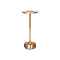 TABLEKRAFT STELLA CORDLESS TABLE LAMP LED 130x275mm BRASS (*1000180*) =  1 X EACH