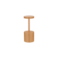 TABLEKRAFT CHARLOTTE CORDLESS TABLE LAMP LED 200mm GOLD (*1000140*) =  1 X EACH