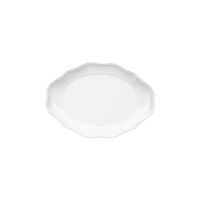VILLEROY AND BOCH LA SCALA OVAL PLATE w/RIM 300x230mm WHITE (*VB16-3318-2720*) = PACK OF 6 X EACHES