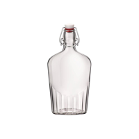 BORMIOLI ROCCO FIASCHETTA POCKET FLASK 0.5lt CLEAR (3.89130) (*330-205*) = PACK OF 30 X EACHES