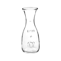 BORMIOLI ROCCO MISURA CARAFE 1.0lt CLEAR (1.84179) (*330-011*) = PACK OF 6 X EACHES