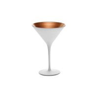 STOLZLE OLYMPIC COCKTAIL GLASS 240ml MATT WHITE/BRONZE (*365-422*) = PACK OF 24 X EACHES