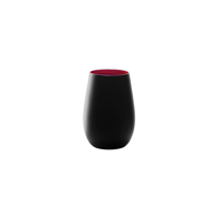 STOLZLE OLYMPIC TUMBLER 465ml MATT BLACK/RED (*365-460*) = PACK OF 24 X EACHES
