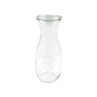 WECK BOTTLE GLASS JAR W/LID 530ml 60x184mm (764) (*82308*) = PACK OF 6 X EACHES