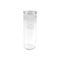 WECK CYLINDER GLASS JAR W/LID 600ml 60x210mm (905) (*82385*) = PACK OF 12 X EACHES