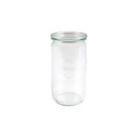 WECK CYLINDER GLASS JAR W/LID 340ml 60x130mm (975) (*82384*) = PACK OF 12 X EACHES