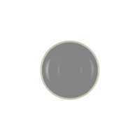 BREW-FRENCH GREY/WHITE ESPRESSO SAUCER TO SUIT BW0500 (*BW0505*) = PACK OF 6 X EACHES