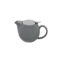BREW-FRENCH GREY INFUSION TEAPOT S/S LID/INFUSER- 350ml (*BW0570*) = PACK OF 2 X EACHES