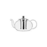 BREW INFUSION GLASS TEAPOT w/FILTER & ABS KNOB 800ml SET (*BW9123*) = PACK OF 2 X SETS