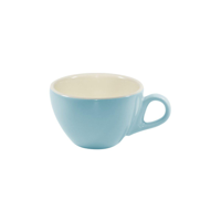 BREW-MAYA BLUE/WHITE LATTE CUP 280ml (*BW0645*) = PACK OF 6 X EACHES